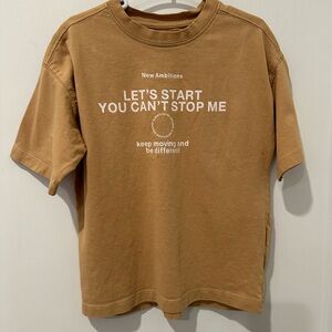 Zara Brown Kids T-Shirt
